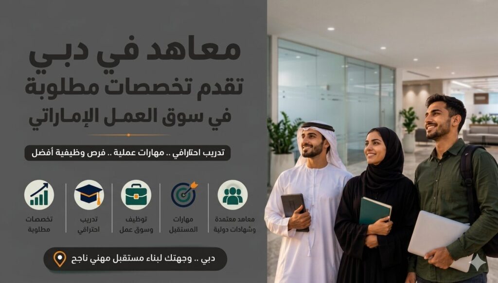 أفضل معاهد في دبي تقدم تخصصات مطلوبة في سوق العمل الإماراتي
