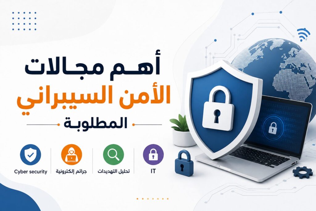 أهم مجالات الأمن السيبراني المطلوبة في سوق العمل