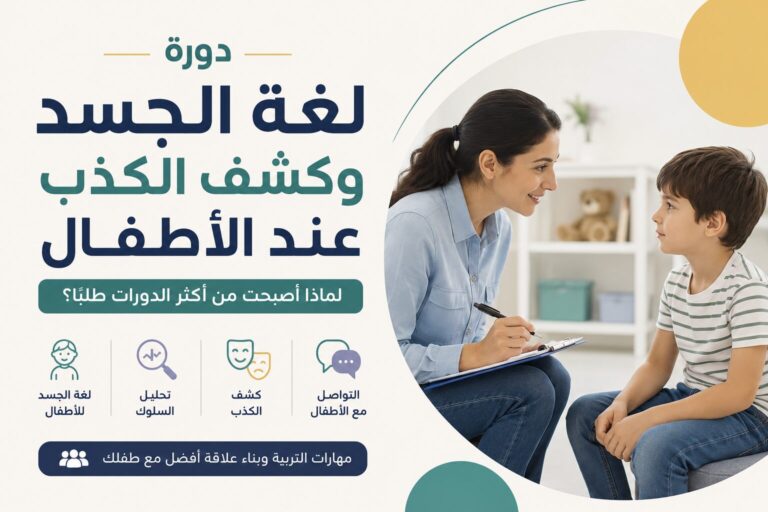 دورة لغة الجسد وكشف الكذب عند الأطفال: لماذا أصبحت من أكثر الدورات طلبًا؟