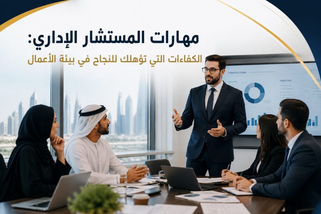 مهارات المستشار الإداري: الكفاءات التي تؤهلك للنجاح في بيئة الأعمال