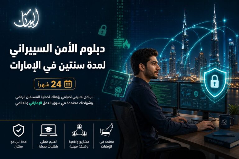 دبلوم الأمن السيبراني لمدة سنتين في الإمارات