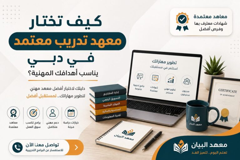 كيف تختار معهد تدريب معتمد في دبي يناسب أهدافك المهنية؟