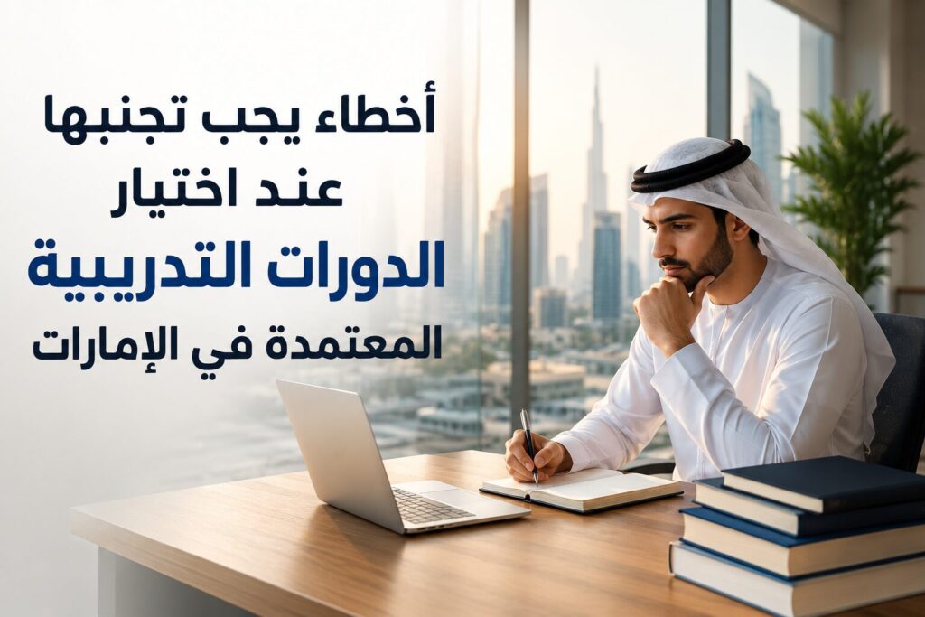 أخطاء يجب تجنبها عند اختيار الدورات التدريبية المعتمدة في الإمارات