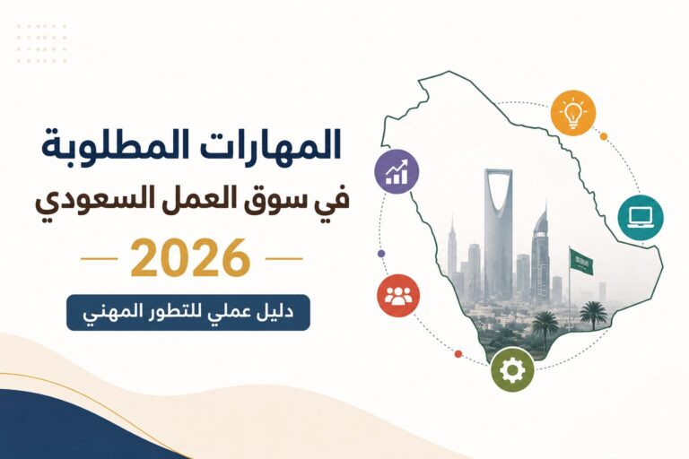 المهارات المطلوبة في سوق العمل السعودي 2026: دليل عملي للتطور المهني