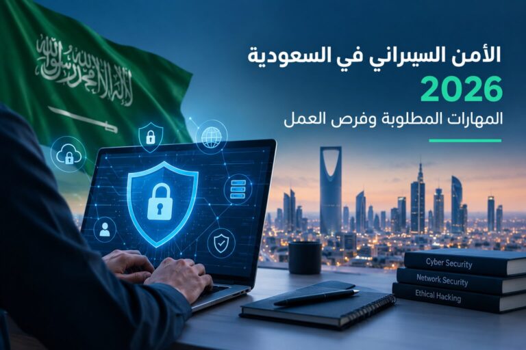 الأمن السيبراني في السعودية 2026: المهارات المطلوبة وفرص العمل