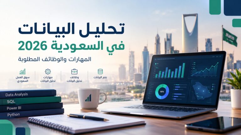 تحليل البيانات في السعودية 2026: المهارات والوظائف المطلوبة